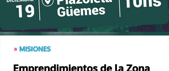 Emprendimientos de la Zona Centro presentan su oferta turística de verano en Oberá