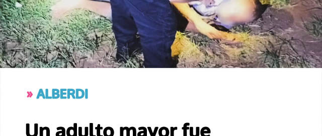 Un adulto mayor fue rescatado tras desorientarse y permanecer horas en la banquina