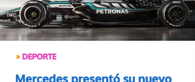 Mercedes presentó su nuevo monoplaza y Alpine se prepara para mostrar el auto de Colapinto