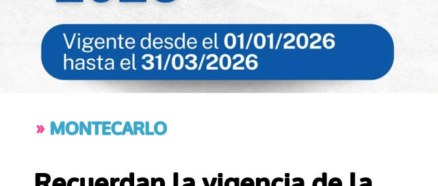 Recuerdan la vigencia de la moratoria para regularizar el IPA