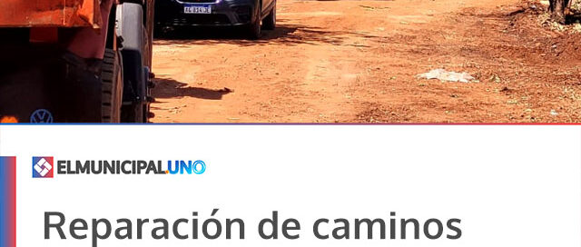 Reparación de caminos en la ex Ruta Nacional 14: avanzan los trabajos en el Barrio Km 28