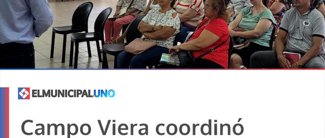 Campo Viera coordinó acciones municipales con escuelas de cara al inicio del Ciclo Lectivo 2026