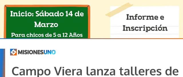 Campo Viera lanza talleres de portugués e inglés para niños de 5 a 12 años